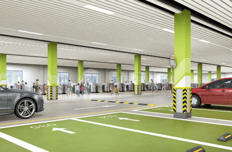 智慧停车新体验 商迪3D小区停车场效果图与三维数字化服务解析